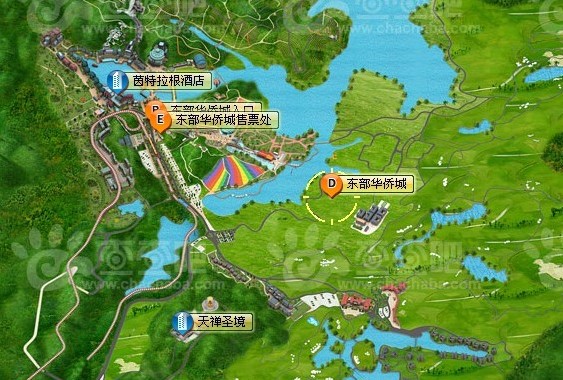 深圳东部华侨城地址+深圳东部华侨城地图