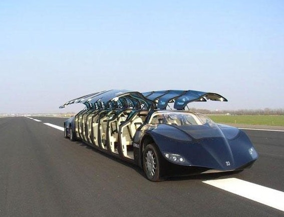 迪拜超牛豪华公交跑车到货